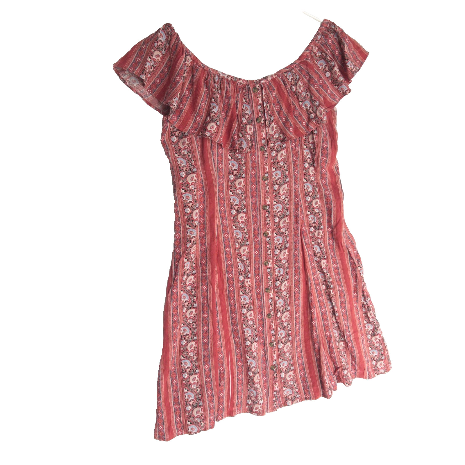 American Eagle Cottagecore Ruffle Button Front Of… - image 3