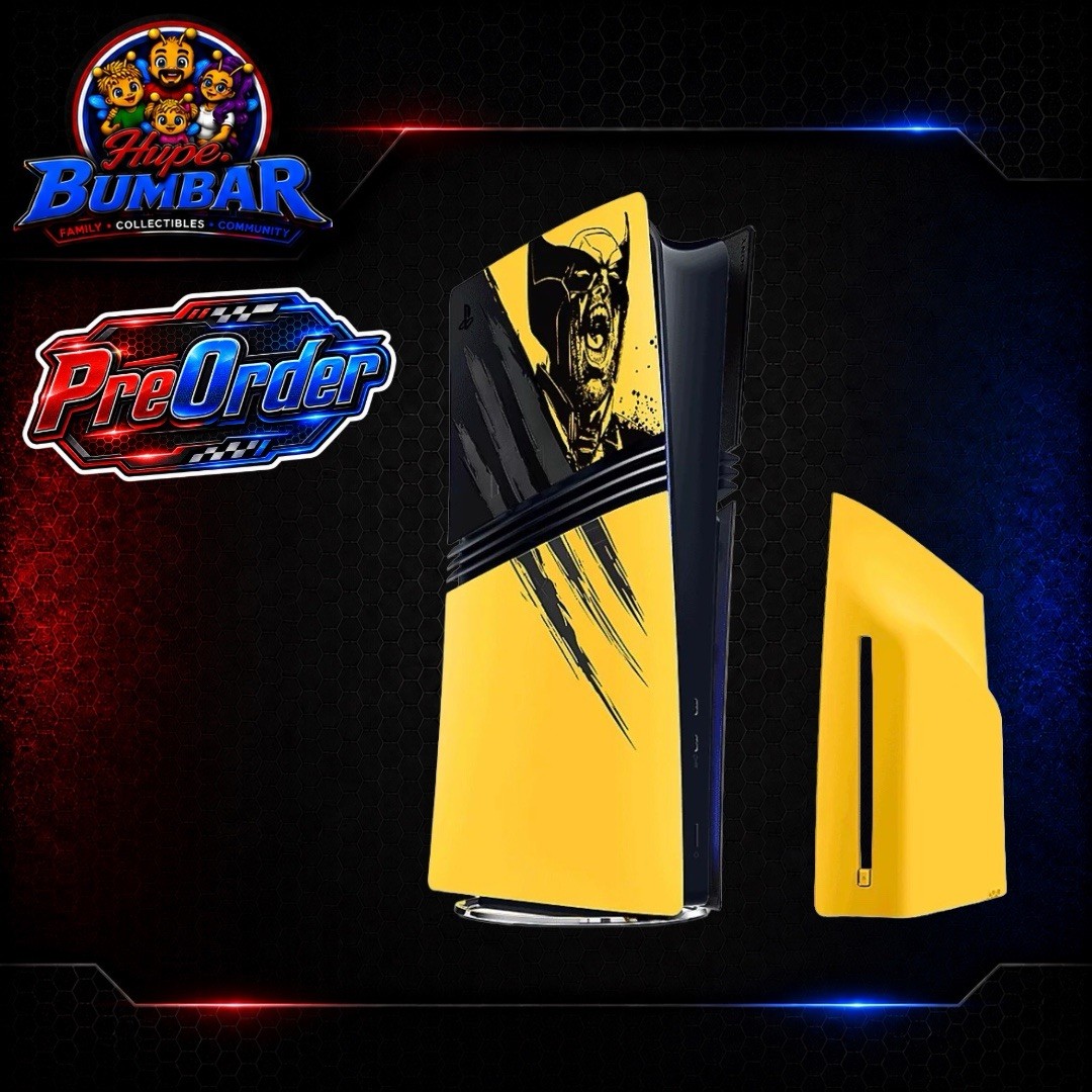 PlayStation 5 Pro Cover Marvel Wolverine Battle Yellow Edizione Limitata