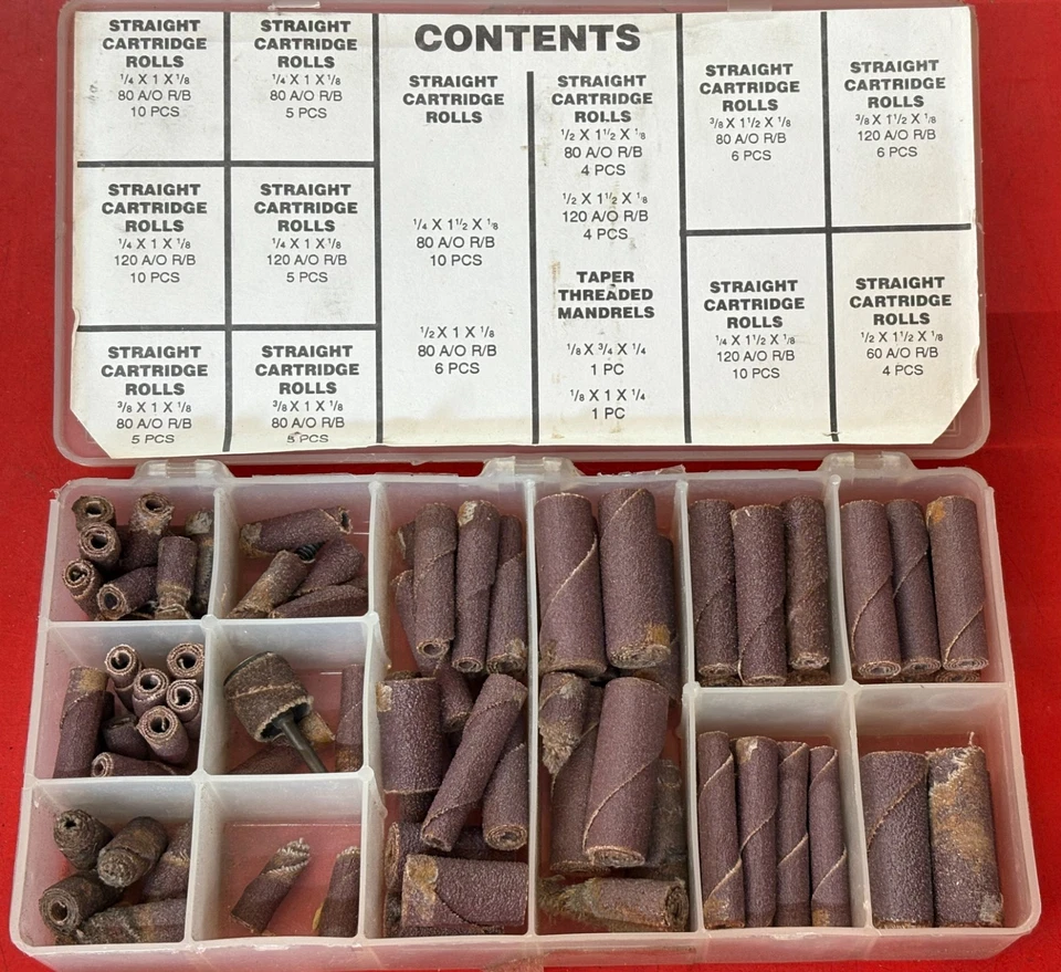 SUMMIT RACING SUM-G1060 PORTING & POLISHING KIT 92-PIECE 60/80/120-GRITS - Image 2 of 4