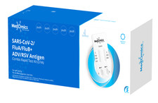 Medomics 5 in 1 RSV, ADV, FLU A/B & COVID-19 Self Test Kit 5 tests, EXP 2029