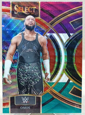 Omos 2024 Panini Select WWE - Tri-Color Prizm #162