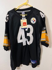 NWOT Reebok On Field Pittsburgh Steelers Troy Polamalu #42 Jersey Adult Size 50