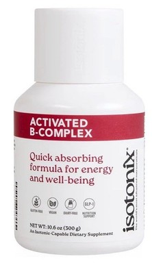 2 bottles Isotonix  Activated B Complex  90 Srv each 180 Total, Best by 03/2028