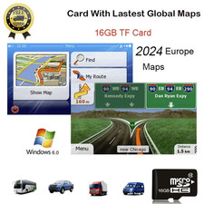 NEW 7 Inch Touch Screen GPS Navigator Truck Voice Navigation Free Update