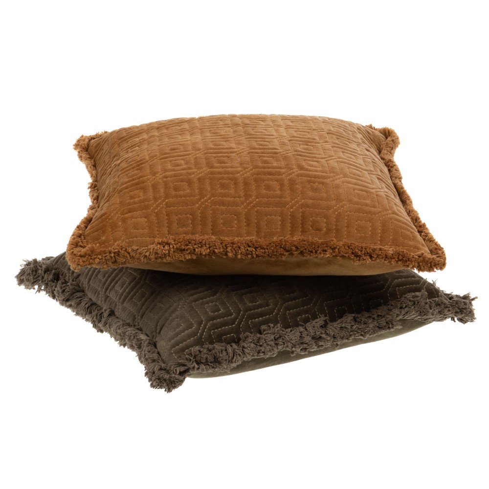 Coussins Géo 45 cm lot de 2 pour une ambiance cocooning au salon