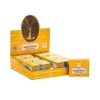 RäUcher Set RäUcherkegel Satya Sandelholz -- 20 G + Kerzenhalter Rund Bergkrista