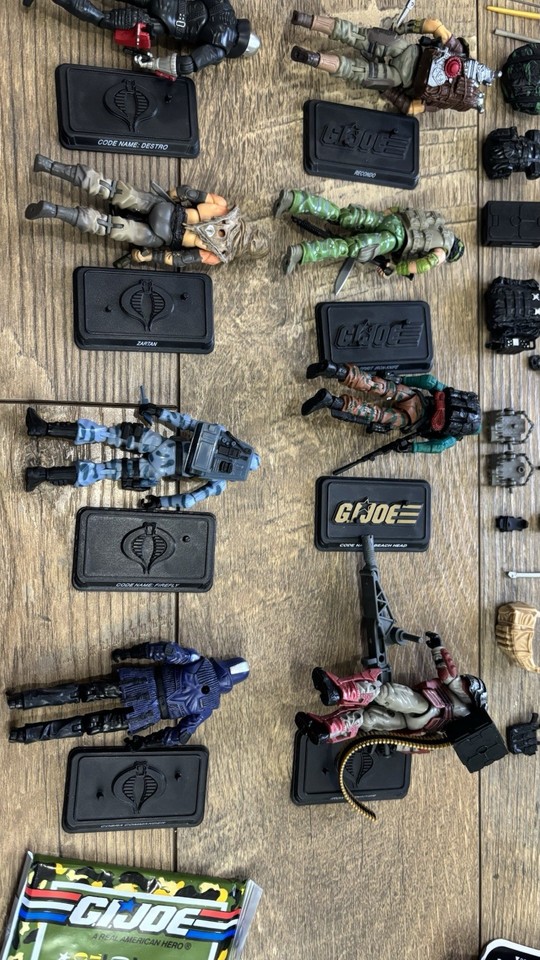 G.I. JOE Weather Dominator + Pursuit of Cobra LOT Destro Duke Firefly ...
