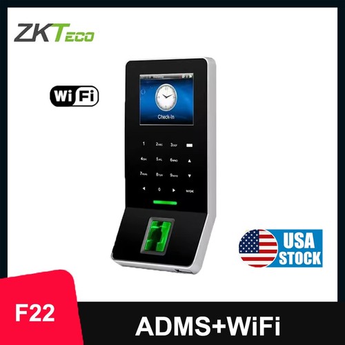Contrôleur D'accès ZKTeco F22+ID WIFI - Empreinte, Carte, Code - Neuf, état Quasi Parfait
