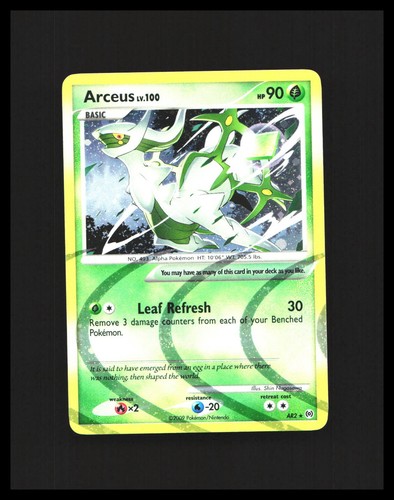 Arceus LV.100 Pokémon Platinum Arceus AR2 Secret Rare LP SWIRL