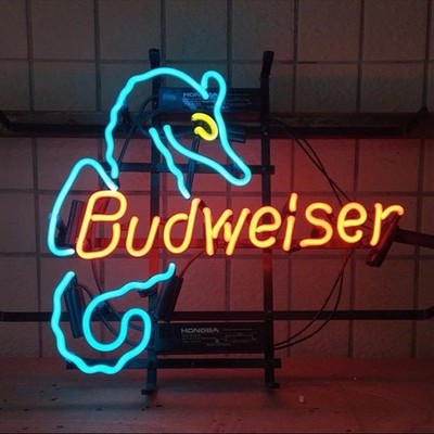 Seahorse Seafood Beer 20''x16'' Neon Sign Lamp Light Bar Club Pub Shop Wall NM