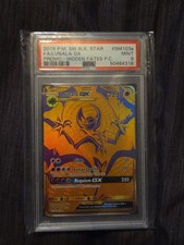 Lunala GX Gold Full Art SM103a PSA 9 destini nascosti stella nera promo