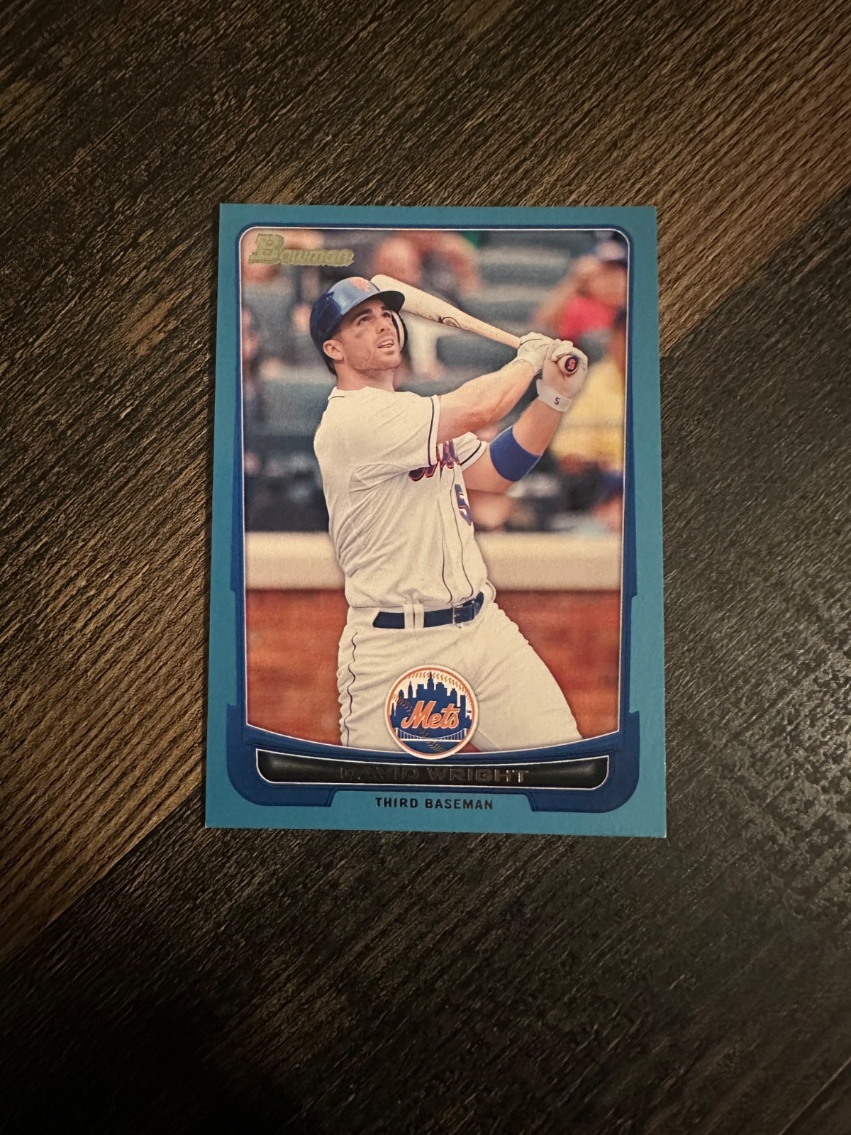 2012 Bowman David Wright Blue Paper #/500!