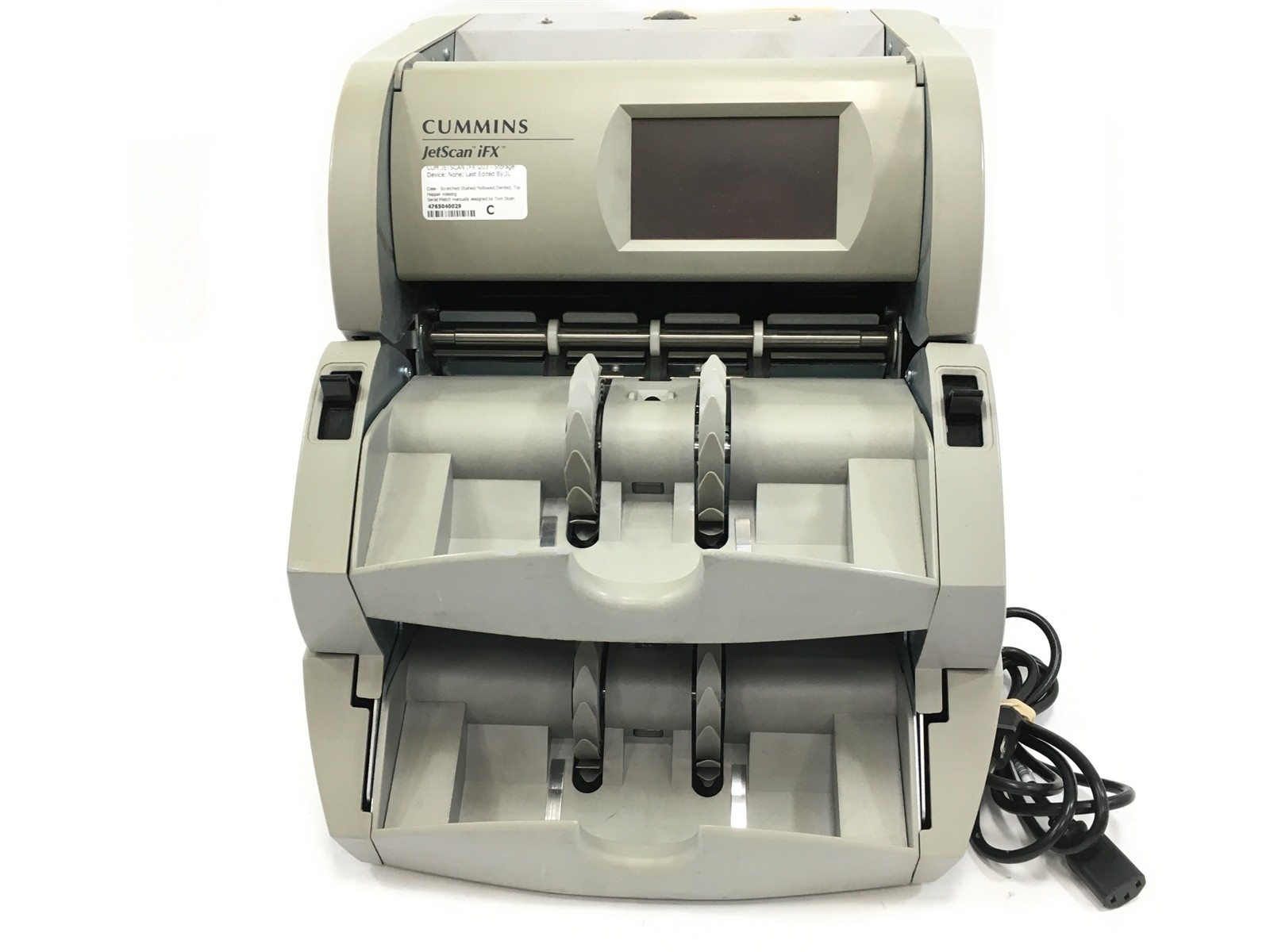 Cummins Allison JetScan iFX i203 Dual Pocket Currency Counter 482-9031-00