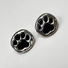 Paw Print Stud Earrings