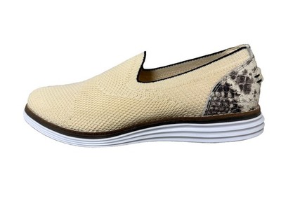 Cole Haan W23882 Size 9.5 Women's Original Grand Loafer, SHORTBREAD Snake