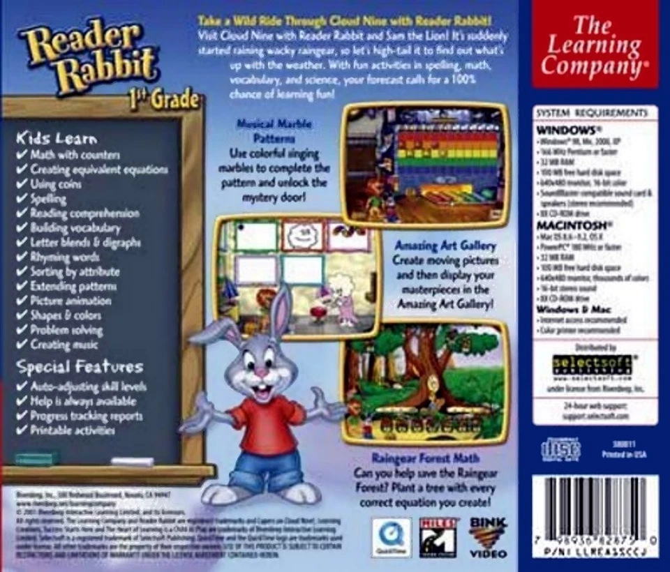 Reader Rabbit 1st Grade Capers On Cloud Nine [VERSIÓN ANTIGUA] Foto 4 de 4