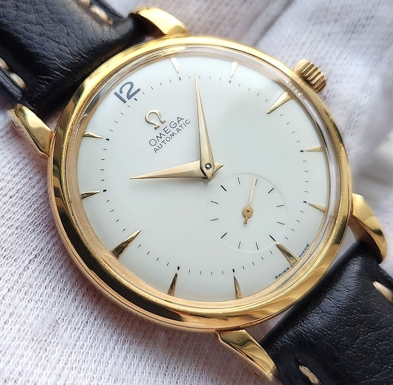 OMEGA AUTOMATIC BUMPER SECOND HAND 80 MICRONS WHI… - image 1