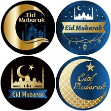 400 Pieces Eid Al Adha Stickers Ramadan Stickers Eid Mubarak Ramadan Kareem L...