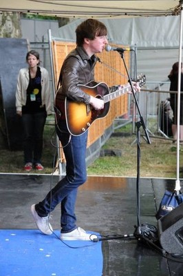 Eugene McGUINNESS Eugene McGuinness performing on stage in Hyde Park Old Photo 4