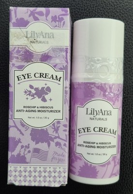 Eye Cream, Rosehip & Hibiscus, 1 oz (30 g)