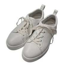 Used HERMES Happy Low Cut Sneakers White Size 38 (Approximately 24.5cm) 181025 (
