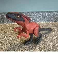 Jurassic World Pyroraptor Red  Black Dinosaur Figure Toy Mattel 2019