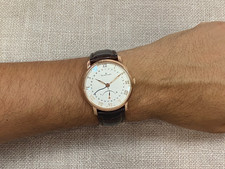 Blancpain Villeret Ultra Slim Rose Gold Retrograde Watch +Card 6653Q-3642-55B 12