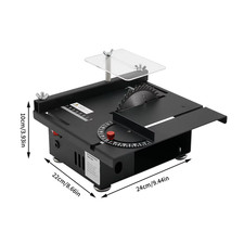 Mini Sega Da Tavolo Da 200 W 0-90 ° Strumento per Sega Da Banco Elettrico Regola