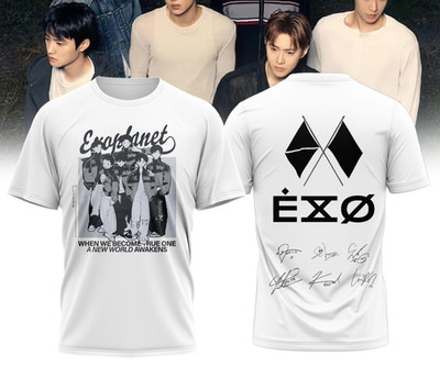 EXO When We Become True One A New World Awakens Signature AOP T-Shirt