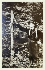 Gatlinburg TN Tennessee Wiley Oakley Roaming Man Cline RPPC Photo Postcard COPY