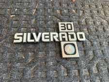 1981-1987 Chevrolet Chevy Truck Silverado 30 Fender Emblem Oem 14026453-30 1981-1987 Chevrolet Chevy Truck Silverado 30 Fender Emblem Oem 14026453-30