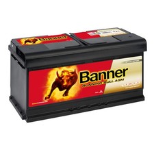 Banner 59501 Running Bull AGM Autobatterie 95Ah Start Stop Akku KFZ PKW Stopp