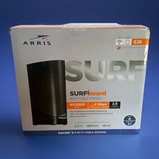 ARRIS Surfboard G36 AX3000 DOCSIS3.1 Cable Modem Router Amazon Refurbished