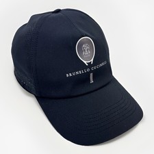 Brunello Cucinelli- Tennis Logo Print Cap Size: M