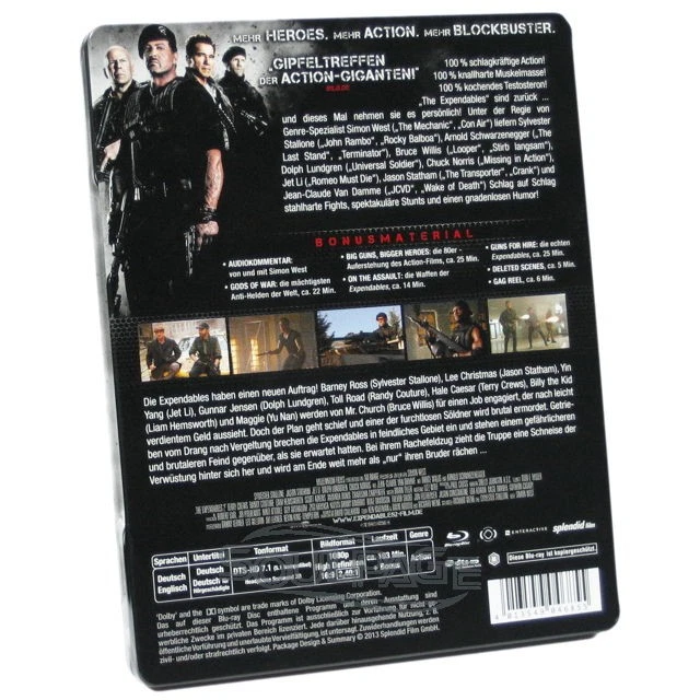 The Expendables 2 - Fan Edition [Steelbook] [Blu-ray] NEU / sealed - Bild 2 von 2