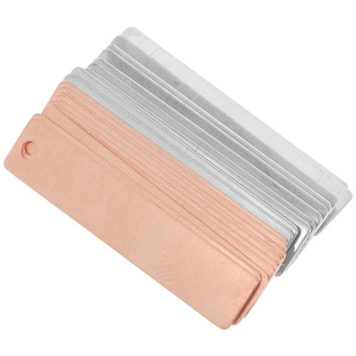 #ad 20 Pcs Copper Tube Bending Strip Strips for Roof Moss Electroplating $15.85