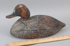 Antique Chesapeake Bay Region Hunting Solid Cedar Working Duck Decoy NO RESERVE