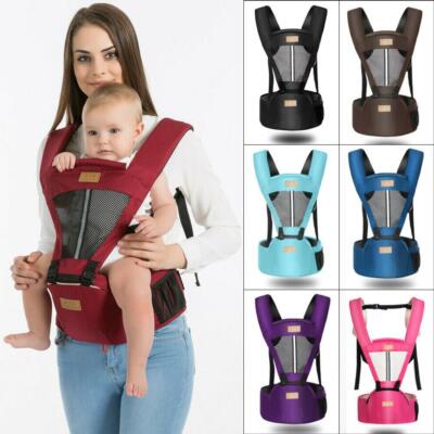 Ergonomic Kangaroo Baby Carrier Backpack with Hip Seat Front