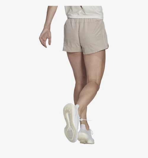 ADIDAS Pacer 3-Stripes Woven  Brown 3” Shorts Size M - Image 3 of 4