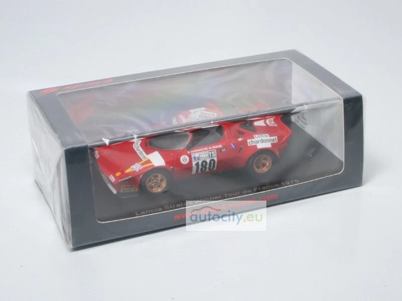 Spark Models LANCIA STRATOS N180 RALLYE TOUR DE FRANCE 1975 WINNER - B. DA S9081 - Immagine 3 di 4