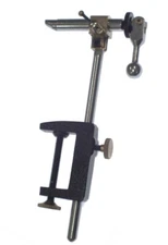 Supreme Rotating Fly Tying Vise - Chrome - w/Clamp Mount- Rotary