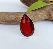 Garnet Ring 925 Sterling Silver Ring Handmade Ring Woman Ring All Size R336