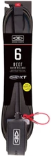 Ocean And Earth Premium XT One Piece Reef Leash w Quick Release Black