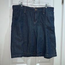 Levi  s gored denim skirt Sz 16 100 cotton 90s Y2K vintage