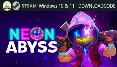 NEU PC Computer Spiel Neon Abyss für Windows 10 11 STEAM Download Code Game Key
