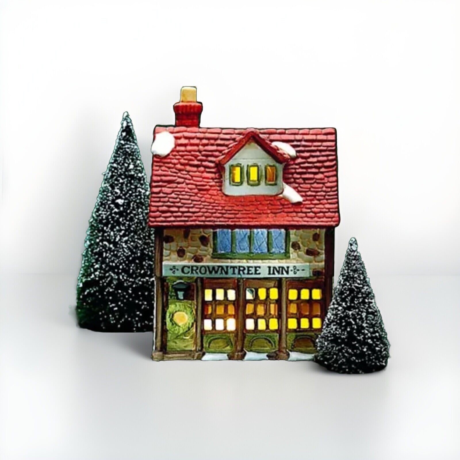 Dickens Christmas Village Crowntree Inn Heritage Collection EUC