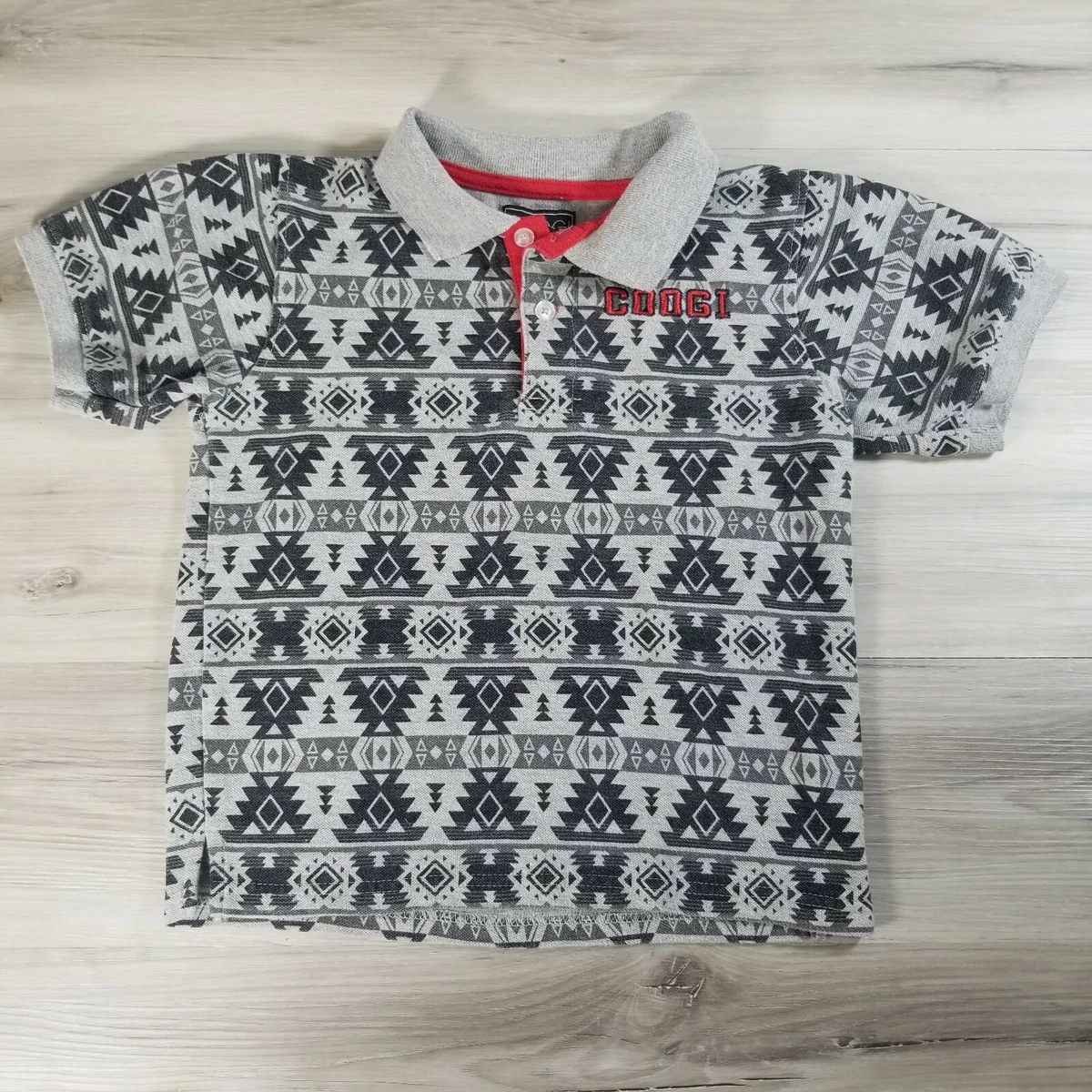 Toddler boy top black polo shirt