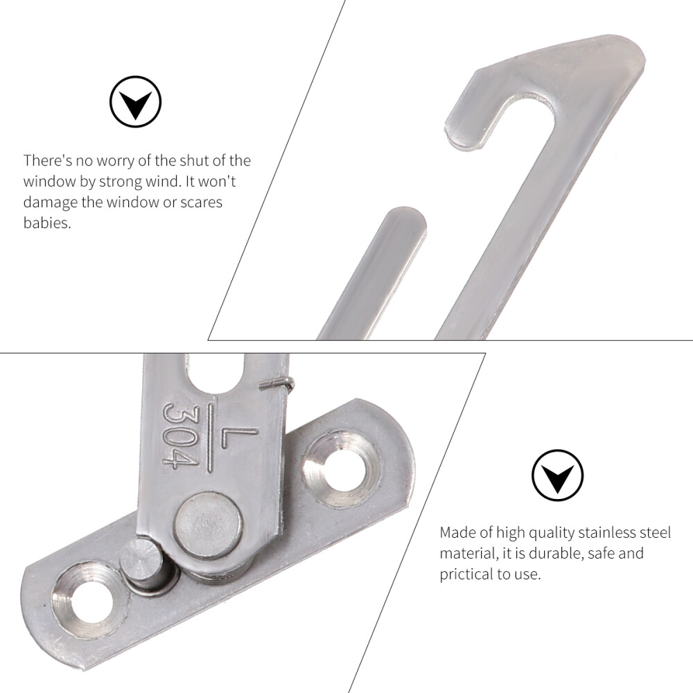 【MS-14A】Supreme Windowstopper Casement Window Limiter Stainless Steel Casement Window