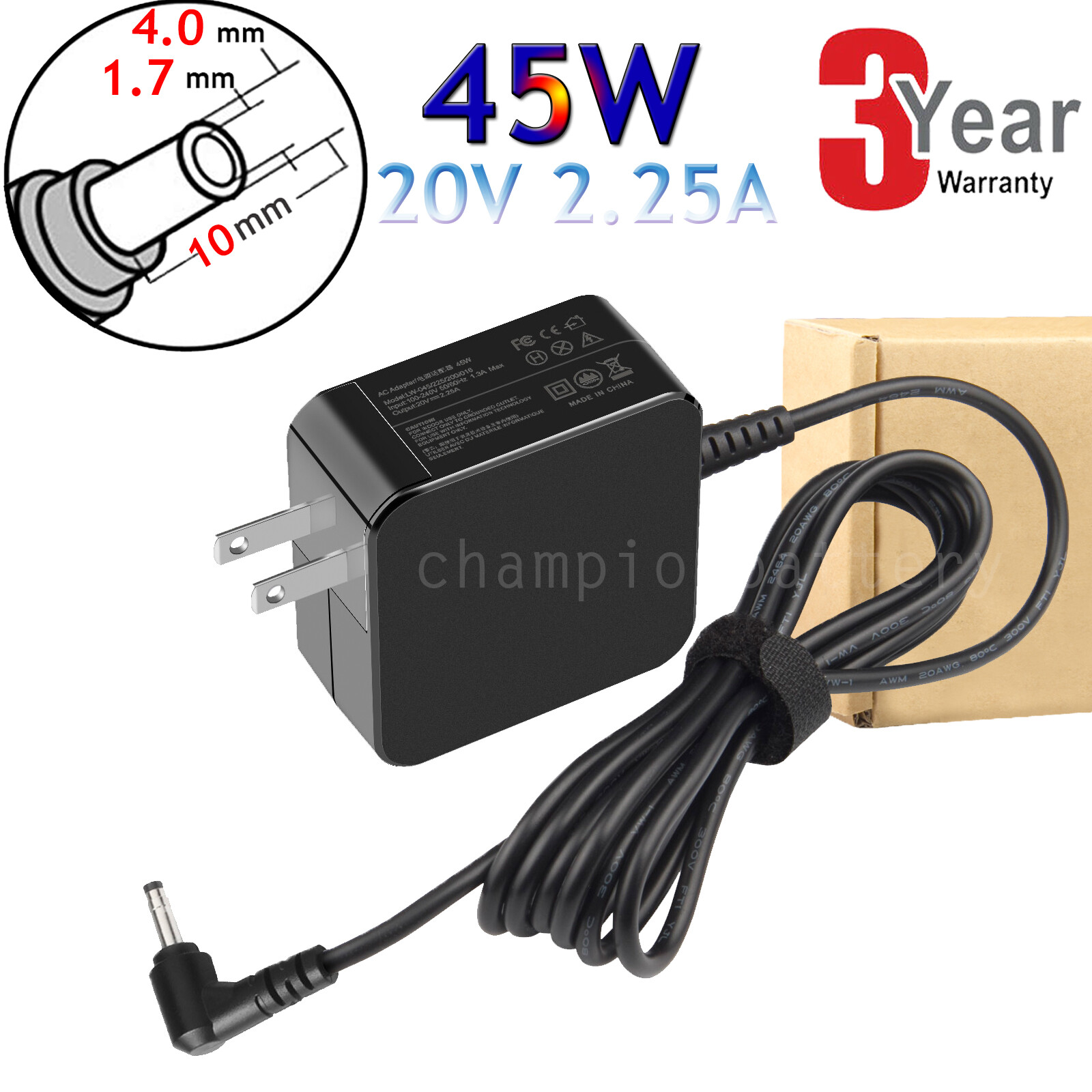 Charger 4.0*1.7mm