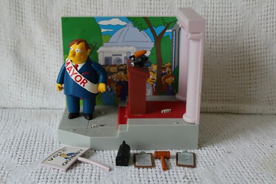Figurine Playset Simpsons interactive environment Town hall mayor Quimby - Collection
